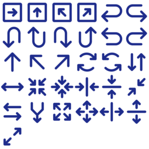Phosphor Bold Navigation & Arrows Pack Vol. 3