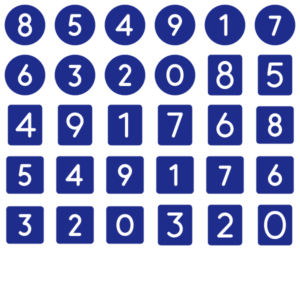 Phosphor Fill Number Pack