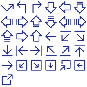 Phosphor Regular Navigation & Arrows Pack Vol. 2