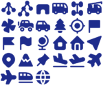 Tabler Filled Travel & Maps Pack