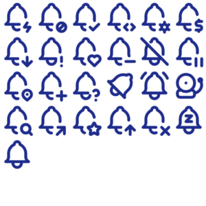 Tabler Outline Bell Pack