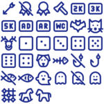 Tabler Outline Game & Fun Pack Vol. 1