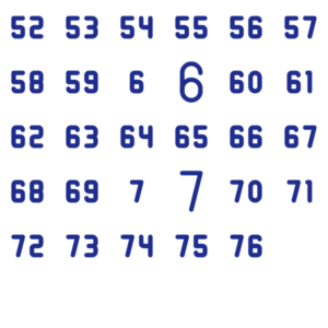 Tabler Outline Number Pack Vol. 3