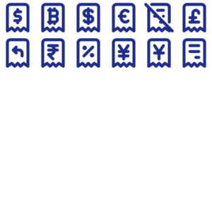 Tabler Outline Receipt Pack